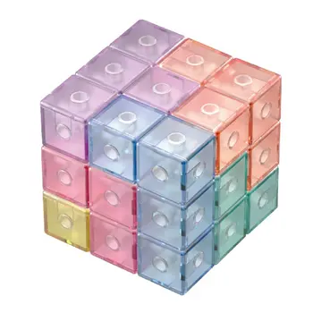 Magnetické Cube Bloky Vhodné pre Deti Detí Predstavivosť Priestoru na Učenie Magnety Blokov Budovy Hračky
