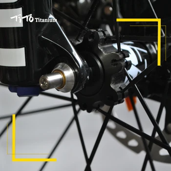 TiTo 1 pár Rýchle Uvoľnenie titánu Ti Špízy Cestnej Bike MTB kolesá hub Horských bicyklov Najľahší