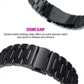 Z nehrdzavejúcej Ocele pásmo Pre Samsung Galaxy Watch3 45mm Watchband Kovový náramok Pre Galaxy Sledujte 3 41mm Zápästie Príslušenstvo Nové