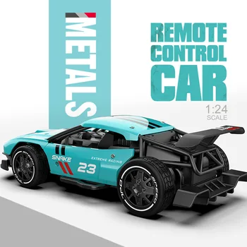 RC 1:24 nabíjateľná legovanej rýchloreznej diaľkové ovládanie auta chlapec hračka 214A/216A/218A supercar toy model racing hračka sada