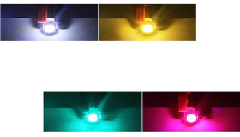 Vysoký Výkon LED Čip Červená Modrá Zelená Oranžová Žltá Ružová 1 3 5W LED Žiarovka Svetla Lampy Integrované SMD pre DIY KLASU vinuté Perly Svetla