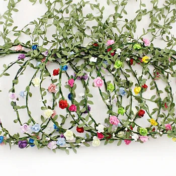 40m Umelé Vína Leaf Garland DIY grécky Divokej Džungli Dekoratívne Botanická Zelene Domov Wall Garden Svadobné Party Vence
