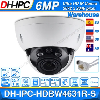 Dahua IPC-HDBW4631R-S 6MP POE IP Kamera Podporu 30 M IR IK10 IP67 POE H. 265 SD Card, WDR Upgrade Z IPC-HDBW4431R-S