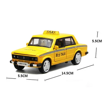 1:32 zliatiny vytiahnuť späť taxi hračka vysokej simulácia späť do podnikania auto taxi model detí zbierka hračiek