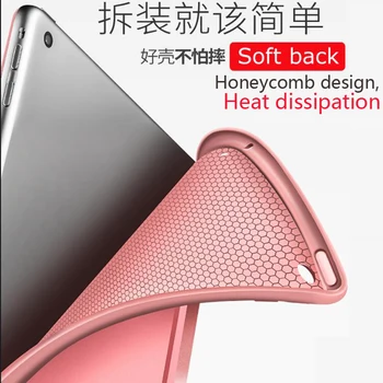 Mäkký kryt pre apple ipad vzduchu 1 prípad 2 2017 2018 9.7 Pro 10.5 11 2020 zelená modrá zlato silikónový kryt pre iPad vzduchu 2 puzdro