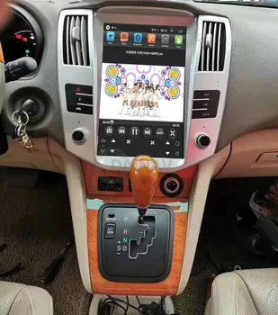 Vertikálne Obrazovke Auto Multimediálne Video Prehrávač, GPS Navigáciu Pre Lexus RX RX300 RX330 RX350 RX400H 2004-2007 Auto Stereo Rádio