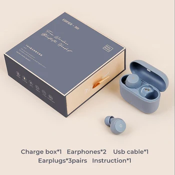 TWS Bezdrôtový Bluetooth Headset Noisedust-dôkaz Zníženia Športové Nepremokavé Headset Stereo Mini Binaural Slúchadlá Slúchadlá