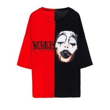 Harajuku Milenca T Shirt smrtka Tlač Punk Rock Grafické Tees T Shirt pre Mužov, Ženy Bavlna Topy, Košele Plus Veľkosti pre Mužov, Ženy