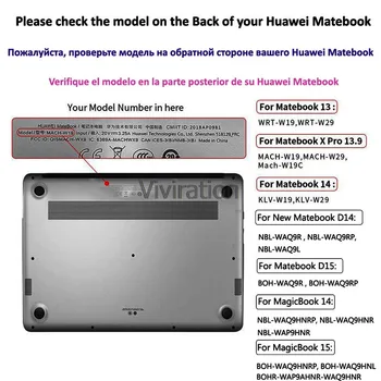 Notebook Prípad Pre Huawei 2020 Matebook D14 D15 d14 d15 Crystal Clear Transparentný Matný Shell Pre Mate Knihu 13 14 X Pro 13.9 Prípade