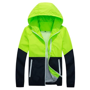 2018 módy nové jaqueta masculina značky mužov na jar a na jeseň bežné windbreaker bunda pánske slim bunda jacket pánske kapucňou