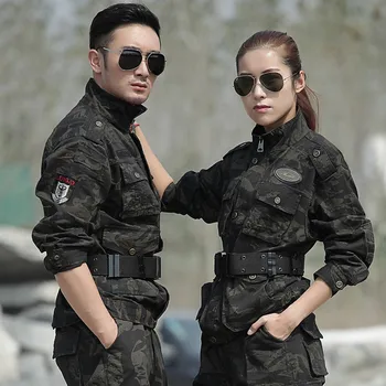 Vojenskú Uniformu Taktické Kamufláž Oblečenie Zimné Bavlna Teplé Farby Mužov Black Hawk NÁS Uniformy Armády Poľovnícke Oblečenie Žena