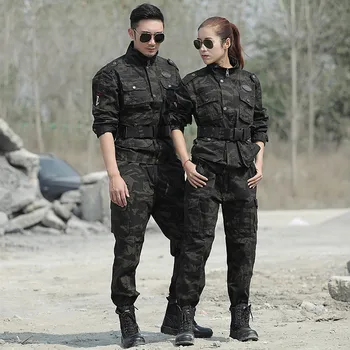 Vojenskú Uniformu Taktické Kamufláž Oblečenie Zimné Bavlna Teplé Farby Mužov Black Hawk NÁS Uniformy Armády Poľovnícke Oblečenie Žena