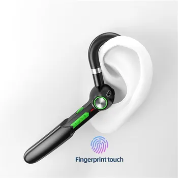 5.0 Bluetooth Headset, Handsfree Odtlačkov prstov Dotyk HIFI Bezdrôtové Slúchadlo pre iPhone Xiao Nepremokavé Slúchadlo S Mikrofónom HD Hovor