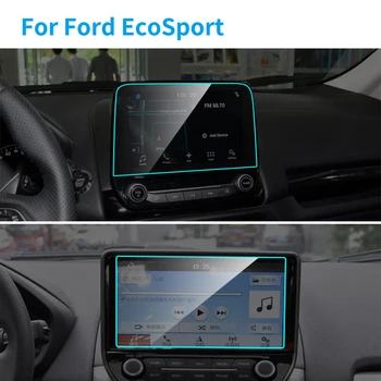 8 9 Palcový pre Ford EcoSport TPU Auta GPS Navigácie Screen Protector Ocele Ochranný Film Automobily Auto Interiérové Doplnky