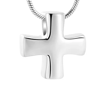 Mini Cross Urč Náhrdelník pre Popol Prívesok Pamätník Kremácie Šperky pre Ženy/Muži