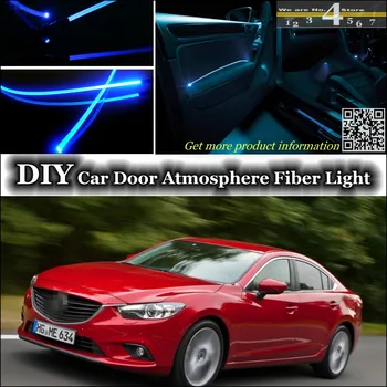 Interiér Okolitého Svetla Tuning Atmosféru Optický Kapela Svetlá Na Mazda 6 Mazda6 M6 MPS Atenza Vnútri Panel Dverí osvetlenie