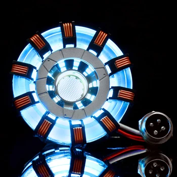 1:1 Arc Reaktora Akcie Obrázok Diaľkové Svetlo Arc MK2 DIY modely Súčiastok Montovaných Hračky Hrudníka Lampa Vianočné darčeky