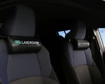 Auto Styling Uhlíkových Vlákien Štýl Sedadla Bezpečnosti Krčný Vankúš Na Opierku Hlavy Pre Land Rover Ranger Autobiografie Freelander Evoque Objav