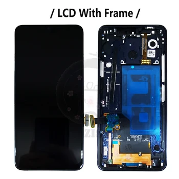 LCD S Rámom Pre LG G7 ThinQ G710 G710EM G710PM G710VMP G710EMW G710EAW Displej G7 LCD Displej Dotykový Snímač Digitalizátorom. Montáž