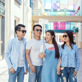 Nový Príchod Xiao Bezdrôtová Selfie Stick Skladací Ručný s Bezdrôtové Uzávierky Pre Android & iPhone Ručné