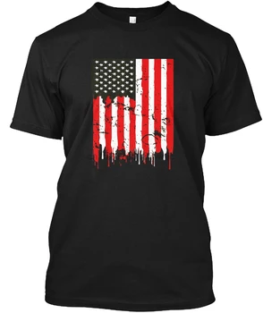 Muži T Shirt Deti 4. júla Americká Vlajka Vintage D Ženy T-Shirt