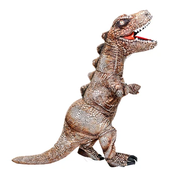 Fancy Dinosaura Nafukovacie Kostým na Halloween Dospelých Cosplay Dino Vyhovovali Karneval Party Šaty Vianoce, T-rex Vyhodiť Jumpsuit