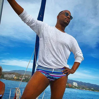 Taddlee Značky Sexy Mužov, Plavky, Plavky Boxer Plávanie Šachty Surfovanie Board Šortky Gay Penis Puzdro Brazílsky Tradičné Vystrihnúť