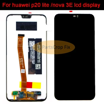 Pre Huawei P20 Lite / Nova 3E LCD s Rámom Dotykový Displej Digitalizátorom. Montáž Náhradných Dielov Pre Huawei P20 Lite LCD