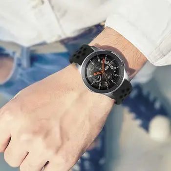 Silikónové Hodinky remienok pre amazfit his WatchBands 22 mm 20 mm Galaxy sledovať 46 mm Samsung Výstroj šport S4 s3 Hranici Klasické hodinky band