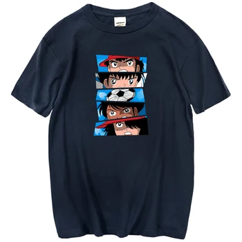 Kapitán Tsubasa Deti Oblečenie Tričko Kapitán Tsubasa Le Petit Futbalista Japonské Anime Umelecké Diela Košele Tee Harajuku Streetwear