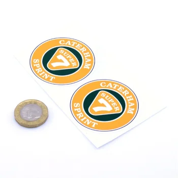 CATERHAM adhesivo autocollant obtlačky adesivo adesivi aufkleber pack 2 jednotky 50x50mm