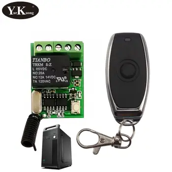 Počítač zapnutý, vypínač, diaľkové ovládanie spínač 5V 6V 9V 12V Relé Kontakt, stlačte Tlačidlo RF Bezdrôtový Prepínač 315 433 Smart Home Alarm
