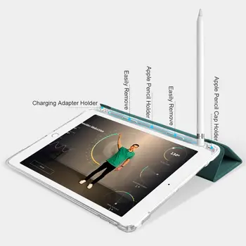 Puzdro pre iPad Vzduchu 4 10.9 Funda 2020 4 Generácie Smart Cover s Ceruzkou Držiteľ Prípadoch Pre Ipad Vzduchu 3 10.5 Pro Auto Wake Shell