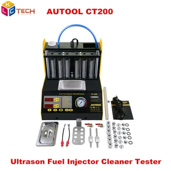 AUTOOL CT200 benzínu Auto, Motocykel 220V/110V Auto Ultrazvukové Paliva injektor čistenie tester stroj CT 200 lepšie ako CNC-602A