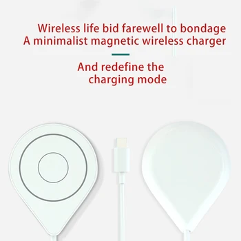 Magnetické Bezdrôtovú Nabíjačku 15W Magnet Rýchlo Nabíjačka Pre iPhone 12 Pro Xs Max Mini X Indukčné Rýchle Bezdrôtové Nabíjanie Pad