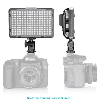 Neewer 176 LED Video Svetlo Osvetlenie Auta: Stmievateľné 176 LED Panel s 2200mAh Li-ion Batéria+USB Nabíjačka+puzdro