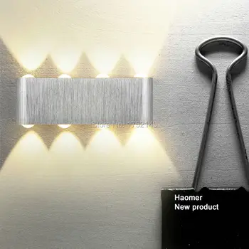 Lešteného striebra Taliansko Stenu Sconce. LED Nástenné Svietidlo zrkadlo osvetlenie pozadia osvetlenie haly/chodby/hotel/mall osvetlenie inžinierstvo
