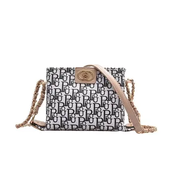 Módny dizajn značky dámy messenger kabelka kožená kabelka módne nový messenger zips reťazca ramenný luxusné tašky dizajnér