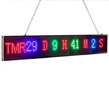 P5 82cm 12V SMD2121 RGB Znamenie Plné Farby Auto LED Displej Board indoor Programovateľné Rolovanie Textu Správy stadion
