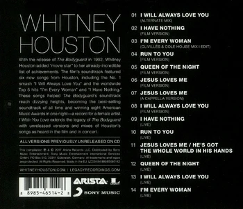 Whitney Houston / prajem vám láska: Viac z Bodyguard (CD)