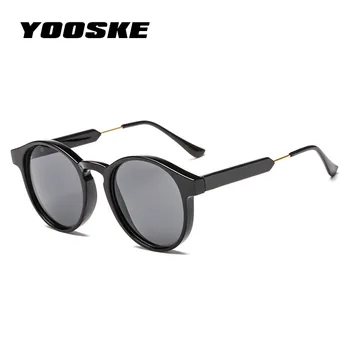 YOOSKE Retro Okrúhle slnečné Okuliare Muži Ženy Unisex Vintage Dizajn Malé Slnečné Okuliare pre mužov Jazdy Okuliare Odtiene Okuliare