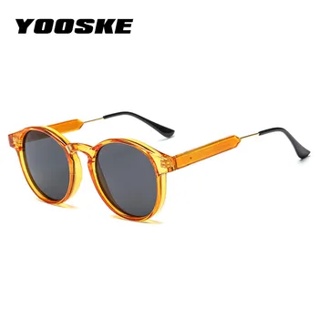 YOOSKE Retro Okrúhle slnečné Okuliare Muži Ženy Unisex Vintage Dizajn Malé Slnečné Okuliare pre mužov Jazdy Okuliare Odtiene Okuliare