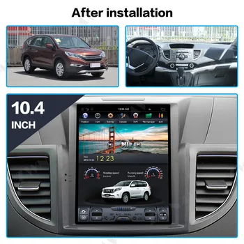 128G Tesla Verticl Obrazovke Android Pre Honda CRV 2012 2013 2016 Auto multimediálny Prehrávač, GPS, Rádio Audio Stereo Hlava Jednotky