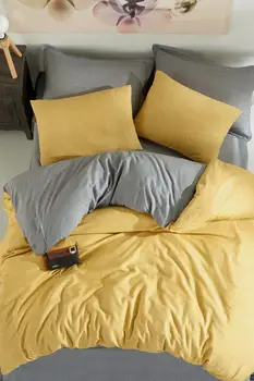 Obojstranný Perinu Nastaviť Dvojité MaxiColor turecký vyrobené obliečka na vankúš posteľ list