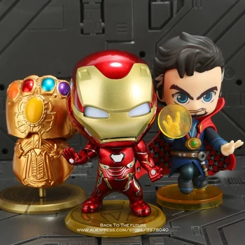 Disney, Marvel Avengers Iron Man Lekár Podivné Thanos 4.5-7 cm Akcia Obrázok Anime Dekorácie Zber Figúrka Toy model darček