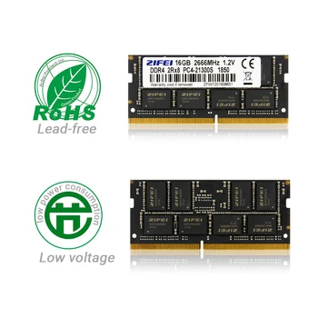 ZIFEI DDR4 Ram, 8GB, 16GB 32GB 2400HMz 2133 2666 3200 notebook ram pamäť