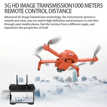 Teeggi SG108 GPS Drone S WiFi FPV 4K Dual Optický Tok Striedavé RC Drone Quadcopter Skladacia Selfie Dron VS XS818 EX5
