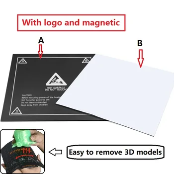 MEGA 4Sets 2Sets Magnetické Heatbed Nálepky Tepla Papier 3D Tlačiarne Tlač na Pásky 180 220 214 300 Štvorcových Stavať Povrchu Flexibilné Dosky