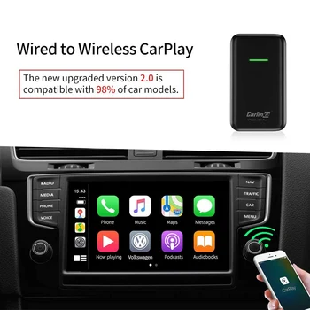Carlinkit 2.0 USB Update IOS 13 Apple CarPlay Bezdrôtový Auto Connect Pre Auto OEM Originálne Káblové CarPlay Na Bezdrôtové Carplay