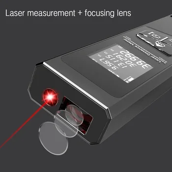 40M Smart Digitálny Laserový Merač Vzdialenosti Rozsah Prenosné Diaľkomer Rozsah Finder Mini Ručné Meranie Vzdialenosti Nástroj Meter